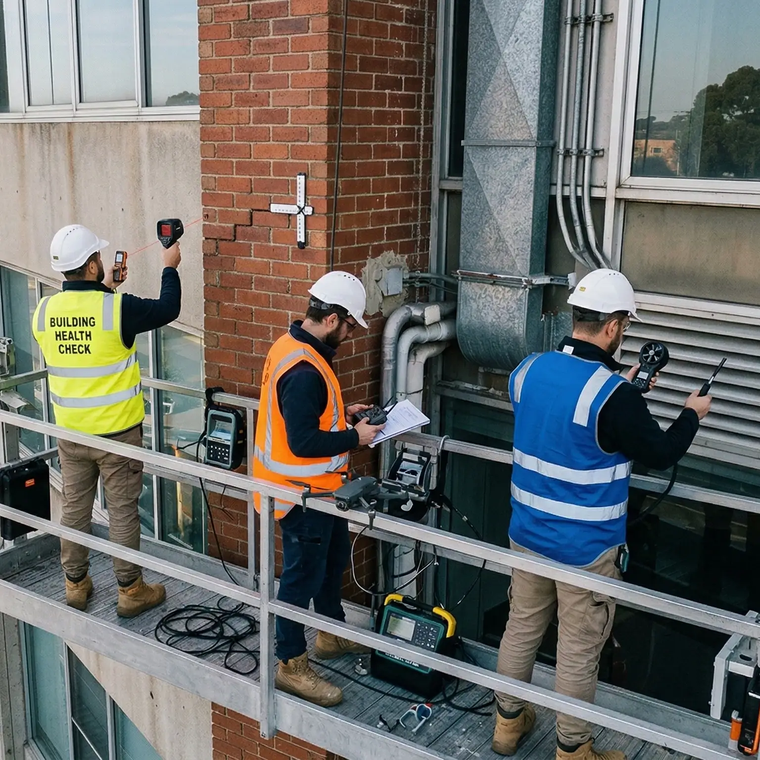 Comprehensive building health check overview