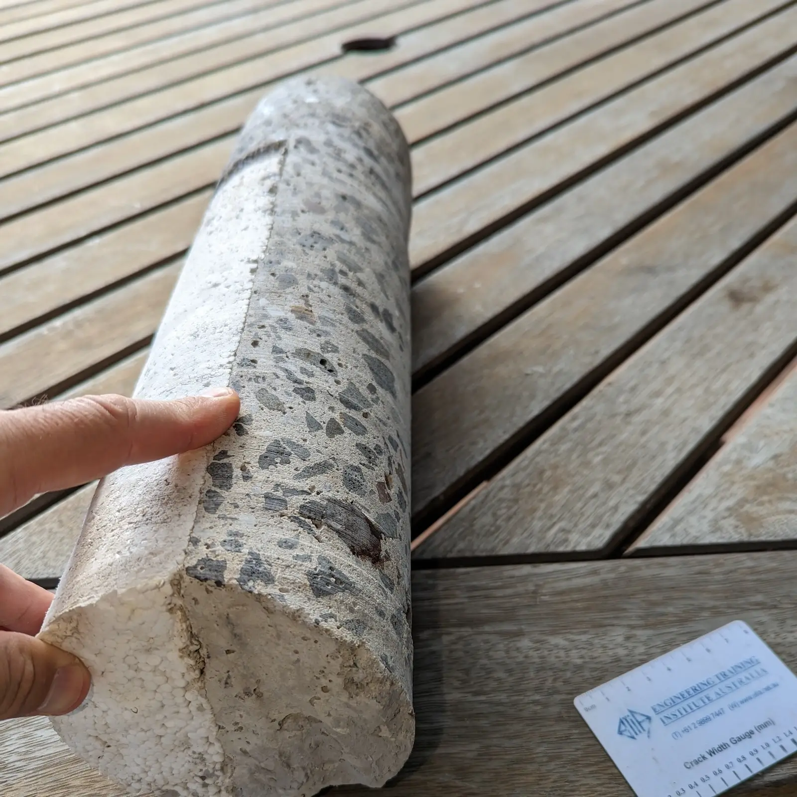 Concrete damage and deterioration inspection